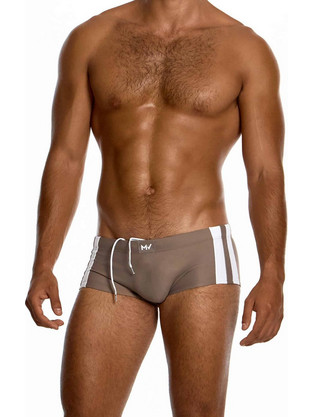 Modus Vivendi Water Sports Brazil Ανδρικό Μαγιό Boxer με Σχέδια Καφέ AS2621