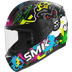 SMK Bionic Kids Chimpz KL Multicolor Κράνος Μηχανής Full Face