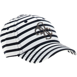 Guess Cecila Ανδρικό Καπέλο Jockey Υφασμάτινο Λευκό W6GZ05W2108-SM1L