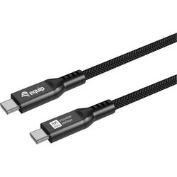 Equip 128442 Braided USB-C to USB-C 240W 2m Black