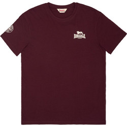 Lonsdale Warlingham Ανδρικό Αθλητικό T-Shirt Μπορντό 114074-2103