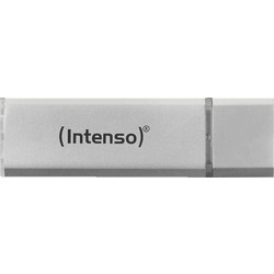 Intenso Alu Line 128GB USB Stick 2.0 με USB-A Ασημί