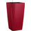 Lechuza Cubico Color 22 Αυτοποτιζόμενη Γλάστρα Εσωτερικού Χώρου Τετράγωνη Πλαστική Κόκκινη 22x22x41cm 18479