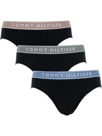 Tommy Hilfiger Ανδρικά Σλιπ Βαμβακερά Μαύρα 3Pack UM0UM03706-0SI