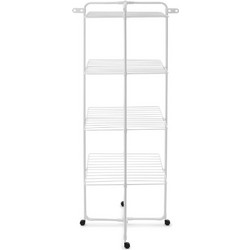 Brabantia 1010148 Πτυσσόμενη Κάθετη Απλώστρα Ρούχων Δαπέδου 76x5x163cm με Μήκος Απλώματος 30m