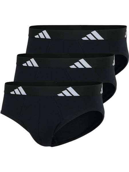 Adidas Performance Active Flex Ανδρικά Σλιπ Βαμβακερά Μαύρα 3Pack JK3936
