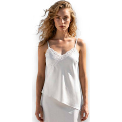 Benissimo Γυναικείο Καλοκαιρινό Lingerie Top Σατέν Λευκό 262031455