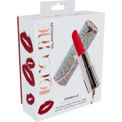 Shots Sparkle Lipstick Vibrator Κλειτοριδικός Δονητής για Ζευγάρια Χρυσός Κόκκινος
