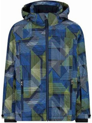 CMP Αθλητικό Παιδικό Μπουφάν Χειμωνιάτικο Softshell Αδιάβροχο Αντιανεμικό Μπλε Lime Πράσινο 39W1924-07ZU