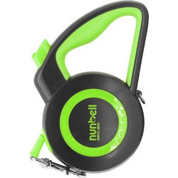 Nunbell Πτυσσόμενο Λουρί Σκύλου 5m Μαύρο Lime