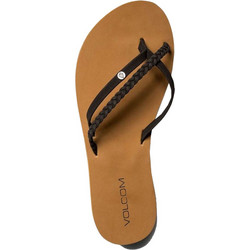 Volcom Γυναικείες Σαγιονάρες Μαύρες W0812016-BLK