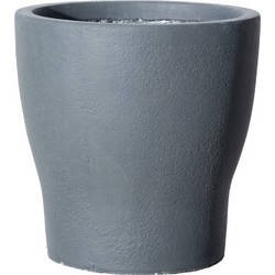 Supergreens Industrial XL Γλάστρα Στρογγυλή Πήλινη Γκρι 51x49cm D-1170-8