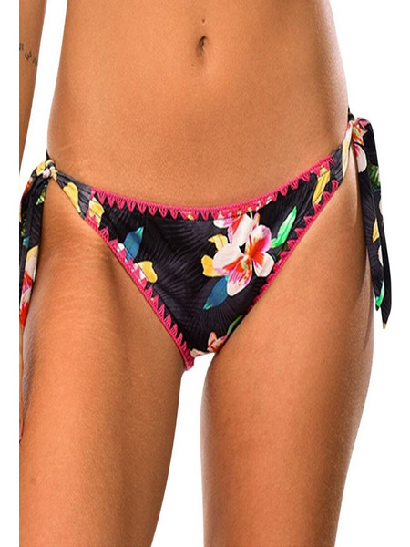 Banana Moon Bikini Slip Floral Μαύρο DIMKA-MANDALAY-HUY01