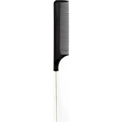 Niobe C8286A Χτένα Μαλλιών Λισουάρ Μεταλλική για Κρεπάρισμα Μαύρη