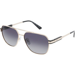 Invu INIB12617 A Ανδρικά Γυαλιά Ηλίου Aviator Μεταλλικά Χρυσά με Μαύρο Φακό