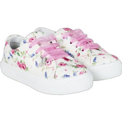 Monnalisa Παιδικά Sneakers Λευκά Ροζ 8C3009