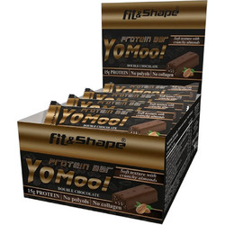 Fit & Shape Yomoo Protein Bar Double Chocolate 65gr 12τμχ