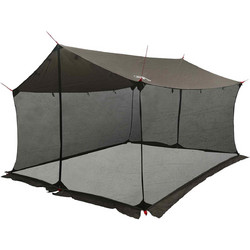 vidaXL Τέντα Παραλίας Καφέ 340x260x220cm 42029007
