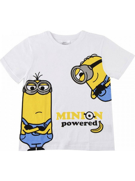 Cerda Minions Παιδικό T-Shirt Κοντομάνικο Λευκό 2900002181