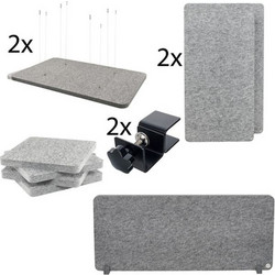 t.akustik Office Set Duo SGR Ηχοαπορροφητικά Πάνελ 180x120x5cm 11τμχ