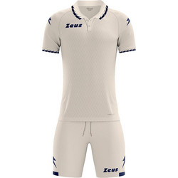 Zeus Στολή Ποδοσφαίρου Λευκή KIT-SA23-MPEZ-XS