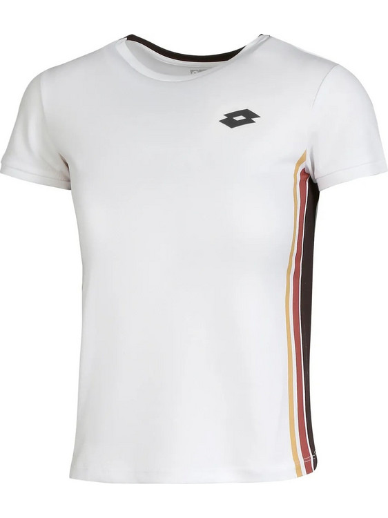 Lotto Παιδικό T-Shirt Κοντομάνικο Λευκό Καφέ 223363-0F1