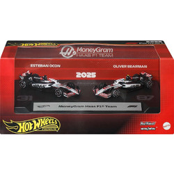 Mattel Hot Wheels Premium 2025 MoneyGram Hass F1 Team Esteban Ocon & Oliver Bearman