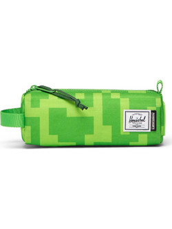Herschel Minecraft Creeper Κασετίνα Βαρελάκι Πράσινη 30172-07614