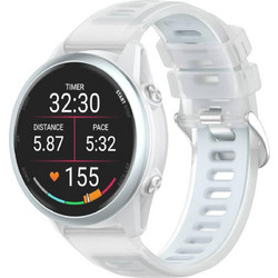 Techsuit W084 Λουράκι Σιλικόνης White (Universal 22mm)