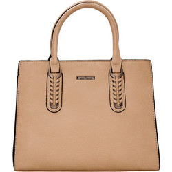 Bag to Bag Γυναικείο Τσαντάκι Χειρός από Δερματίνη Nude QR-23952