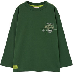 Boboli Παιδικό T-Shirt Μακρυμάνικο Πράσινο 614034-4761