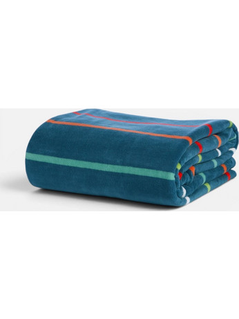 Nef-Nef Chromatic Παιδική Κουβέρτα Fleece Ριγέ 160x220 Πετρόλ