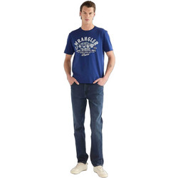 Wrangler Texas Ανδρικό Τζιν Παντελόνι Slim Εφαρμογή Navy Μπλε 112386875
