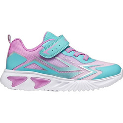 Geox Assister Παιδικά Sneakers με Φωτάκια Βεραμάν Ροζ J66E9B02A9JC0830