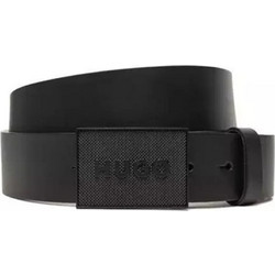 Hugo Boss Ανδρική Ζώνη Δερμάτινη Μαύρη 50548359-001