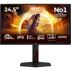 AOC 25G4ZR IPS HDR Gaming Monitor 24.5" 1920x1080 FHD 260Hz 1ms