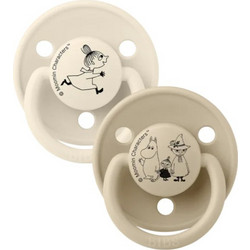 BIBS De Lux Πιπίλες Σιλικόνης 0-36m Little Ivory Vanilla 2τμχ