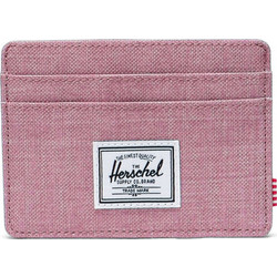 Herschel Charlie Μικρό Υφασμάτινο Γυναικείο Πορτοφόλι Καρτών Φούξια