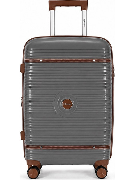 Benzi BZ5900 Βαλίτσα Μεγάλη 75x48x29cm με 4 Ρόδες Γκρι