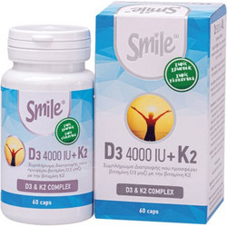 Am Health Smile D3 4000iu & K2 60 Κάψουλες