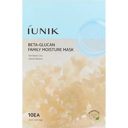iUNIK Beta-Glucan Family Sheet Μάσκα Προσώπου για Ενυδάτωση 1τμχ