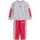Adidas Βρεφικό Σετ Χειμωνιάτικο Γκρι Κόκκινο KQ8672