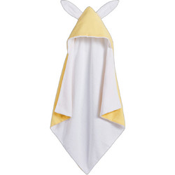 La Redoute Kumla Bunny Βρεφικό Μπουρνούζι Κάπα Κίτρινο 70x70cm