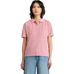 Timberland Γυναικεία Μπλούζα Polo Κοντομάνικη Ροζ TB0A441FR85L