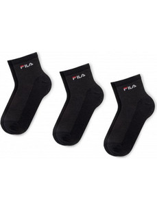 Fila Ανδρικές Κάλτσες Κοντές Μαύρες 3Pack F1742