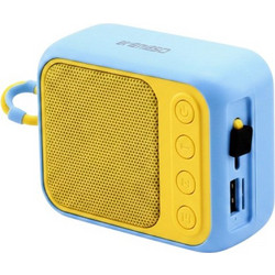 Kimiso KMS-312C Ηχείο Bluetooth 5W Γαλάζιο Κίτρινο
