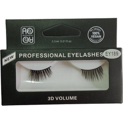 RO Accessories EY189 Βλεφαρίδες Μισές Σετ με Κόλλα 2τμχ