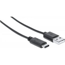 Manhattan 353298 USB-A to USB-C 1m Grey