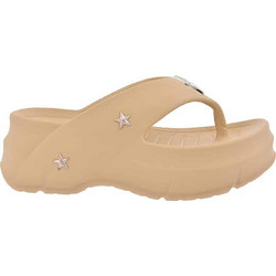 Jomix Γυναικείες Σαγιονάρες Flatforms Αντιολισθητικές Μπεζ 260268
