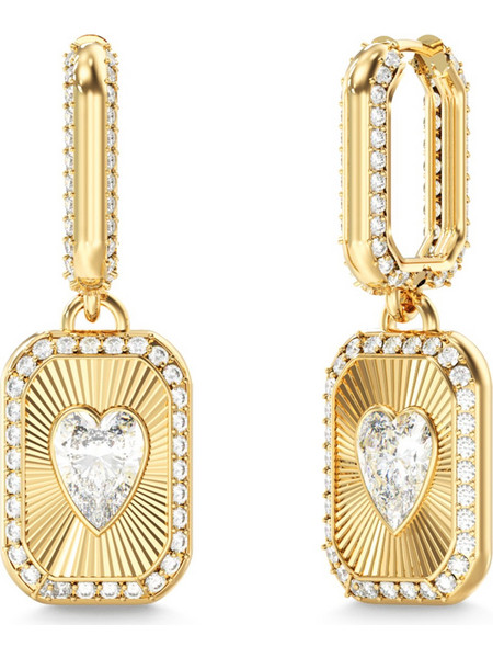 Guess Crustal Love Γυναικεία Σκουλαρίκια Κρεμαστά από Ατσάλι Xρυσά UBE06354JWYGT